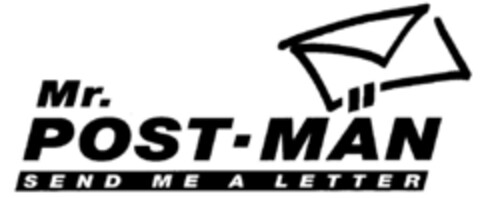 Mr. POST-MÄN SEND ME A LETTER Logo (DPMA, 09.09.1999)