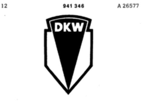 DKW Logo (DPMA, 11/27/1974)