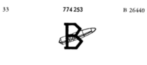 B Logo (DPMA, 21.04.1962)