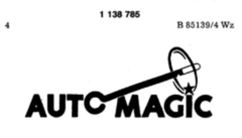 AUTO MAGIC Logo (DPMA, 03.08.1988)