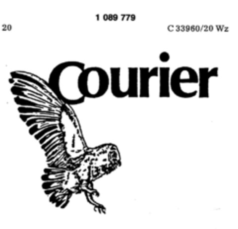 Courier Logo (DPMA, 03/19/1985)