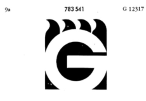 G Logo (DPMA, 16.03.1963)