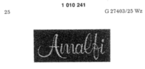 Amalfi Logo (DPMA, 12.09.1979)