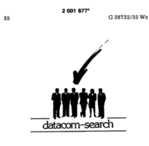 datacom-search Logo (DPMA, 11/07/1990)