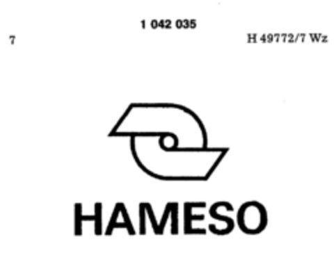HAMESO Logo (DPMA, 03/06/1982)