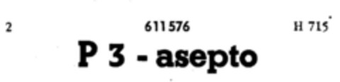 P 3 - asepto Logo (DPMA, 09.03.1950)