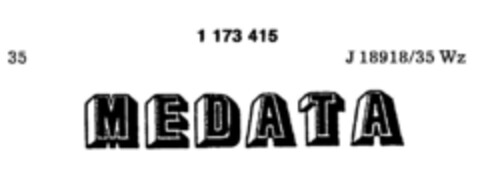 MEDATA Logo (DPMA, 14.02.1984)