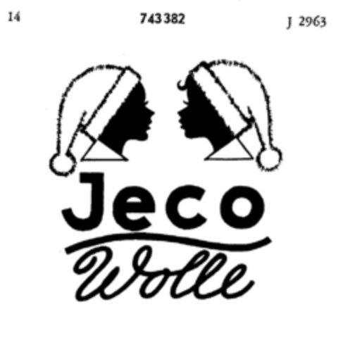 Jeco Wolle Logo (DPMA, 27.01.1960)