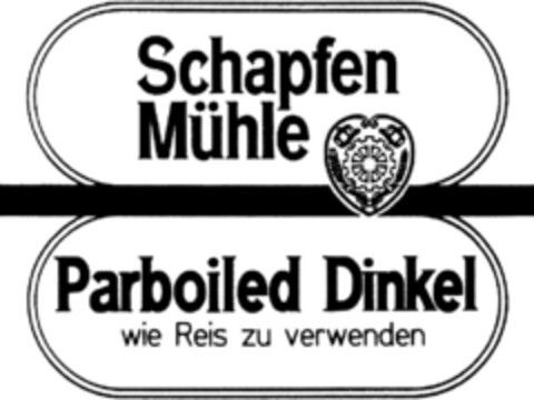 Schapfen Mühle Parboiled Dinkel Logo (DPMA, 16.04.1994)