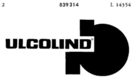 ULCOLIND Logo (DPMA, 23.12.1966)