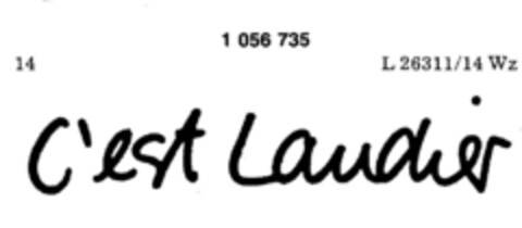 C`est Laudier Logo (DPMA, 05.03.1983)