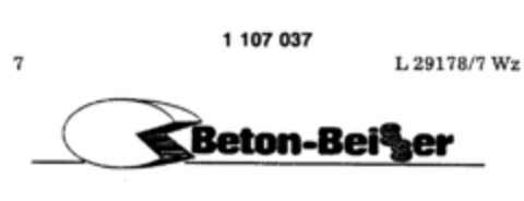 Beton-Beisser Logo (DPMA, 06/16/1986)