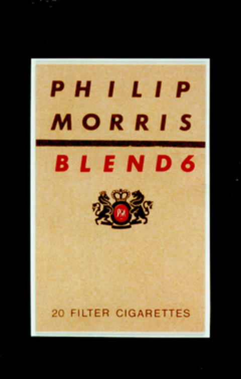 PHILIP MORRIS BLEND6 Logo (DPMA, 09.07.1980)