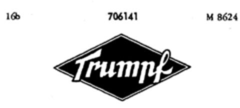 Trumpf Logo (DPMA, 03.09.1954)