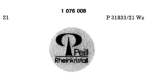 Peill Rheinkristall Logo (DPMA, 08/29/1984)