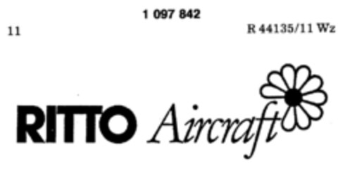 RITTO Aircraft Logo (DPMA, 19.03.1986)