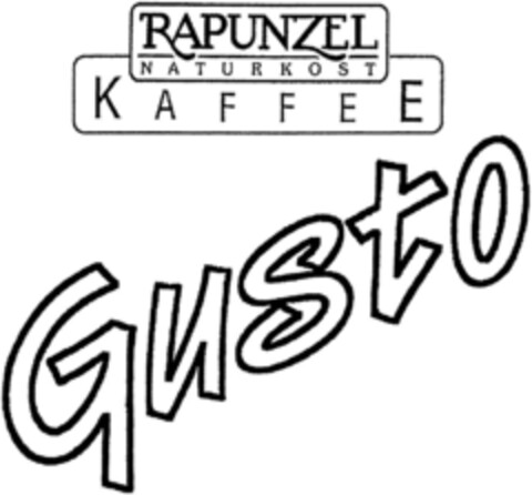 RAPUNZEL NATURKOST Gusto Logo (DPMA, 07/11/1992)