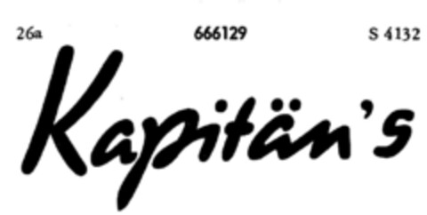 Kapitän's Logo (DPMA, 03.11.1953)