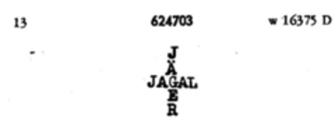 JÄGER JAGAL Logo (DPMA, 12.04.1949)