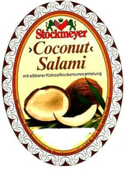 Stockmeyer Coconut Salami Logo (DPMA, 16.04.1983)