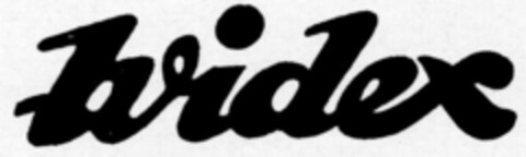 widex Logo (DPMA, 01.10.1930)