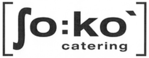 So:ko' catering Logo (DPMA, 03.09.2008)