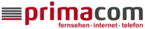 primacom fernsehen · internet · telefon Logo (DPMA, 24.09.2010)