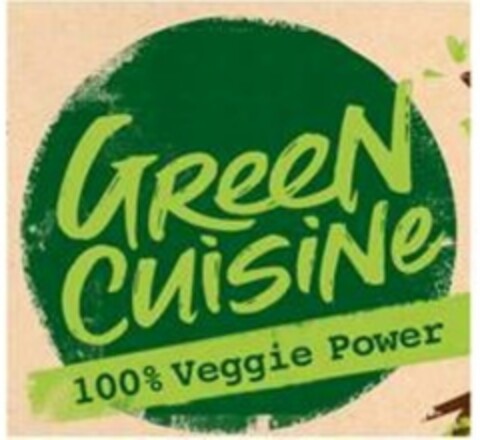 GReeN CuisiNe 100% Veggie Power Logo (DPMA, 01/08/2020)