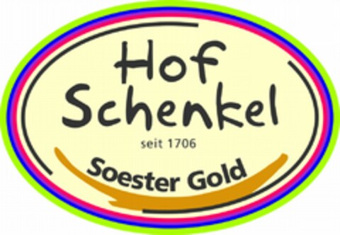 Hof Schenkel seit 1706 Soester Gold Logo (DPMA, 17.12.2020)