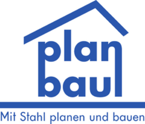 planbau Mit Stahl planen und bauen Logo (DPMA, 03/14/2023)