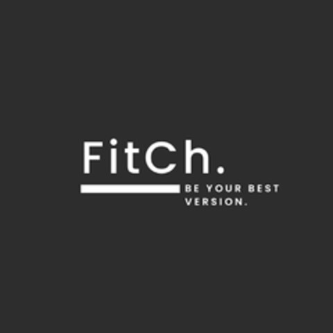 FitCh. BE YOUR BEST VERSION. Logo (DPMA, 27.06.2023)