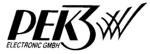PEK3 ELECTRONIC GMBH Logo (DPMA, 25.06.2002)