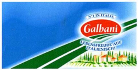Galbani LEBENSFREUDE AUF ITALIENISCH! Logo (DPMA, 06.03.2003)