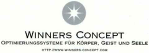 WINNERS CONCEPT OPTIMIERUNGSSYSTEME FÜR KÖRPER, GEIST UND SEELE Logo (DPMA, 19.05.2003)