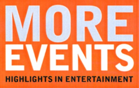MORE EVENTS Logo (DPMA, 27.08.2004)