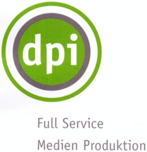 dpi Full Service Medien Produktion Logo (DPMA, 21.12.2006)
