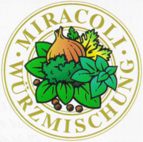 MIRACOLI WÜRZMISCHUNG Logo (DPMA, 14.07.1995)