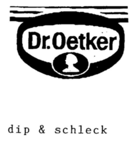 Dr. Oetker dip & schleck Logo (DPMA, 02.07.1998)