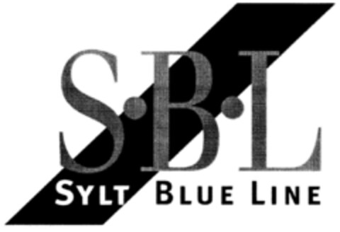 S.B.L SYLT BLUE LINE Logo (DPMA, 22.08.1998)