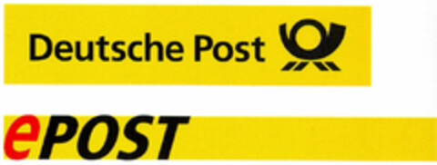 Deutsche Post ePOST Logo (DPMA, 11.06.1999)