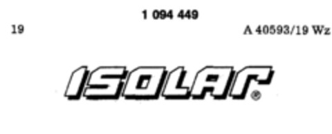 ISOLAr Logo (DPMA, 11/05/1985)