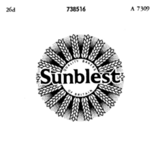 Sunblest Logo (DPMA, 22.01.1958)