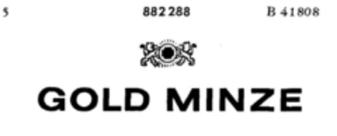 GOLD MINZE Logo (DPMA, 02/13/1969)