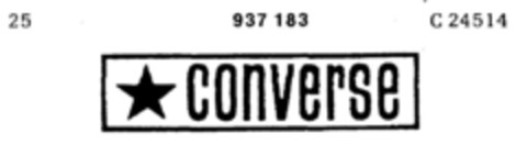 converse Logo (DPMA, 03.01.1975)