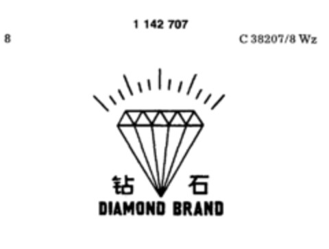 DIAMOND BRAND Logo (DPMA, 14.10.1988)
