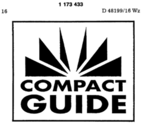 COMPACT GUIDE Logo (DPMA, 28.06.1990)