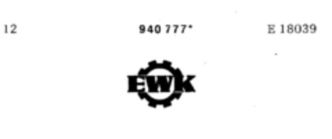 EWK Logo (DPMA, 17.07.1975)