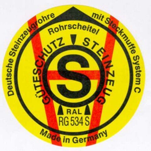 GÜTESCHUTZ STEINZEUG Logo (DPMA, 09/05/1994)