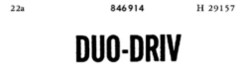 DUO-DRIV Logo (DPMA, 24.12.1966)