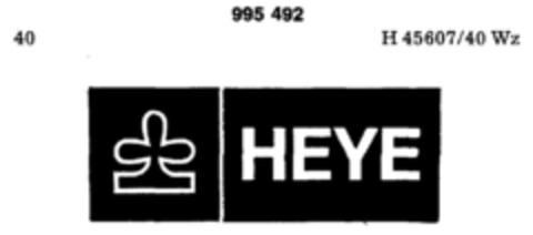 HEYE Logo (DPMA, 02.04.1979)